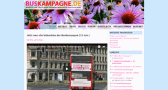 Desktop Screenshot of buskampagne.de