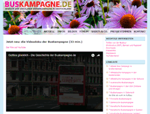 Tablet Screenshot of buskampagne.de
